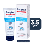 Aquaphor Baby 3-in-1 Diaper Rash Relief Cream (3.5 Oz)