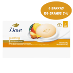 Dove mantequilla de mango y almendras brillantes Barra ( 6 Barras-106g) $10.00