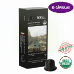 Cápsulas de café expreso orgánico USDA Café Romano Ristreto Navona (10 Cápsulas) $5.50