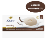 Dove Coconut Milk Barra ( 6 Barras -106g) $10.00
