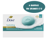 Dove Hydrate agua glacial y aceite de aguacate de Barra ( 6 Barras -106g) $10.00